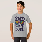 Bruh We Back 2nd Grade Back to School Second Grade T-shirt (Voorkant volledig)