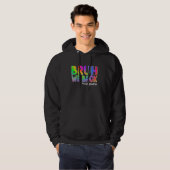 Bruh We Back 3e klassers Terug naar School Derde A Hoodie (Voorkant volledig)