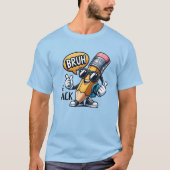 Bruh We Back, Back To School Teacher  T-shirt (Voorkant)