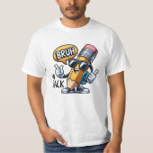 Bruh We Back, Back To School Teacher T-shirt (Voorkant)