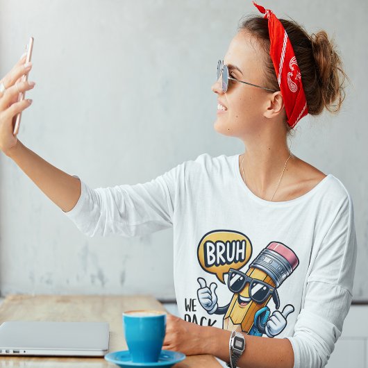 Bruh We Back, Back To School Teacher  T-shirt