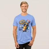 Bruh We Back, Back To School Teacher Tri-Blend Shirt (Voorkant volledig)