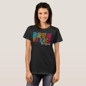 Bruh We Back Kindergarten Eerste Dag van de School T-shirt (Voorkant volledig)