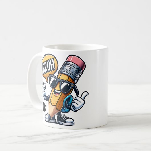 Bruh We Back Koffiemok (Voorkant links)