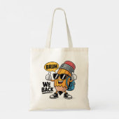 Bruh We Back Potlood Mascotte Terug naar School Le Tote Bag (Achterkant)