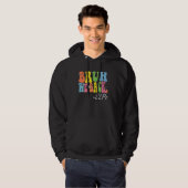 Bruh We Back SLP's Happy First Day Of School Retro Hoodie (Voorkant volledig)