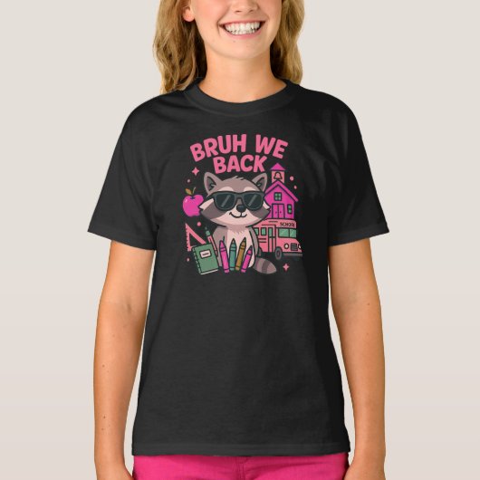BRUH WE BACK T-SHIRT (Voorkant)