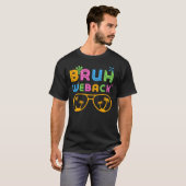 Bruh We Back Teachers Kids Funny Groovy T-shirt (Voorkant volledig)