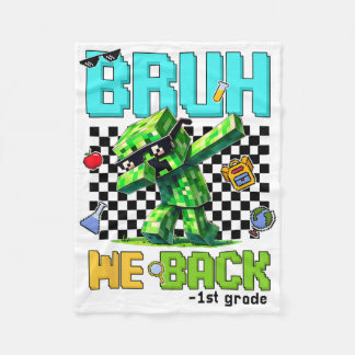 Bruh We Ck 3rd Grade Ck Terug Naar School Gamer Da Fleece Deken