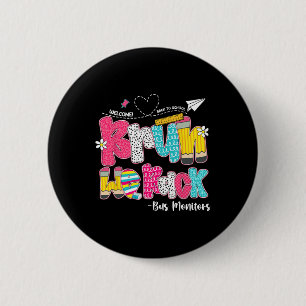 Bruh We Ck Busmonitoren Welkom Ck Op School Ronde Button 5,7 Cm