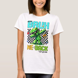 Bruh We Ck Kleuterschool Ck Naar School Gamer Dabb T-shirt