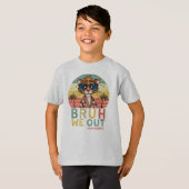 Bruh We Out, Funny Cheetah Laatste schooldag T-shirt (Voorkant volledig)
