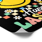 Bruh We Out Happy Last Day of School Teacher Kinde Poster (Hoek)