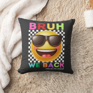 Bruh We Zijn Weer Terug Eerste Dag Van School Teru Kussen
