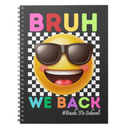 Bruh We Zijn Weer Terug Eerste Dag Van School Teru Notitieboek