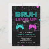 Bruh You In? Arcade Video Games Boy Cool Birthday  Kaart (Voorkant)
