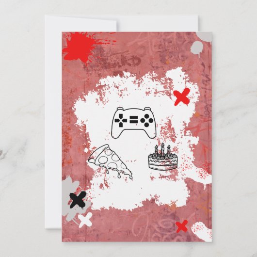 Bruh You In Videospel Tiener Jongen Verjaardag Kaart (Achterkant)