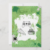 Bruh You In Videospel Tiener Jongen Verjaardag Kaart (Achterkant)