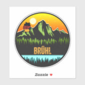 Brühl, Duitsland Sticker (Vel)