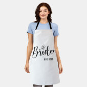 Bruid 2025 Lente Trouw Aankondiging Huwelijk  Schort (Gedragen)