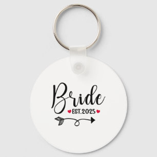 Bruid 2025 Wedding Matching Mrs. Est 2025 Getrouwd Sleutelhanger