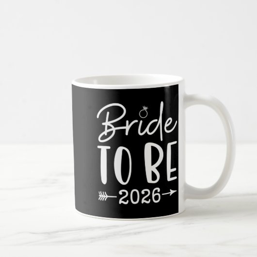 Bruid 2026 Bachelorette Party Bruiloft Feest Koffiemok (Rechts)
