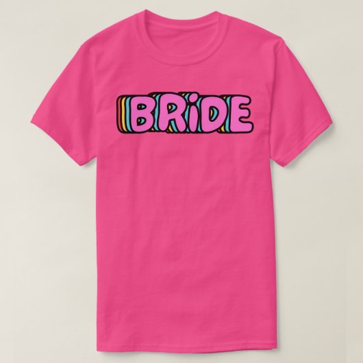 Bruid 22 t-shirt (Design voorkant)