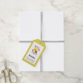 Bruid 2 Bij Mij Geel Stippen Bruiloft Feest Cadeaulabel (Met Touw)