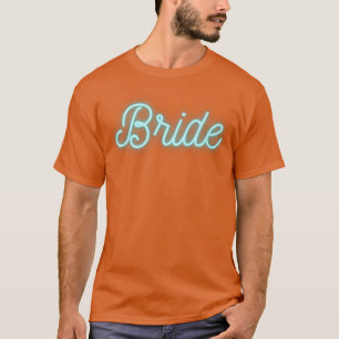 Bruid 80s 90s Retro Bruiloft Bachelorette Feest Ca T-shirt