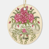 Bruid aangepaste bruiloft ornament (Links)