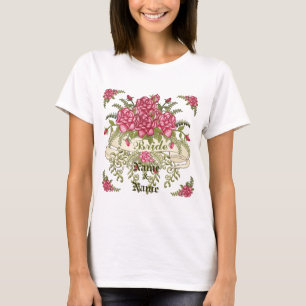 Bruid aangepaste bruiloft T-shirt