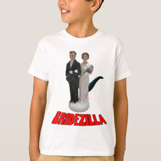 Bruid Als Een Feeks Grappig Bruilofts-T-Shirt of P T-shirt
