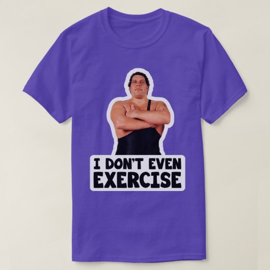 Bruid Andre De Reuzenoefening T-shirt (Design voorkant)