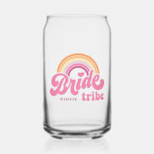 Bruid Babe Bachelorette Aangepaste Naam Blikvorm Glas (Voorkant)