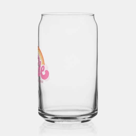 Bruid Babe Bachelorette Aangepaste Naam Blikvorm Glas (Links)