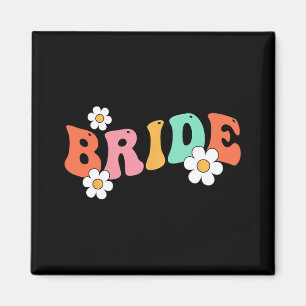 Bruid Babe Bruidsmeisje Groovy Bachelorette-feest Magneet