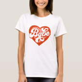 Bruid Babe Stam T-Shirt Verlovingsfeest Retro T-Sh (Voorkant)