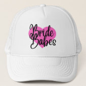 Bruid Babes Hart Trucker Hoed Pet (Voorkant)
