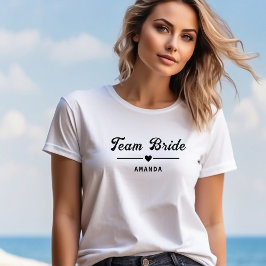 Bruid Bachelorette aangepaste groep T-Shirt
