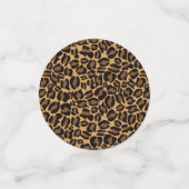 Bruid Bachelorette Boujee Trendy Luipaardprint  Confetti (Kleine voorkant)