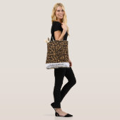 Bruid Bachelorette Boujee Trendy Luipaardprint  Tote Bag (Op model)