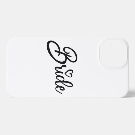 Bruid Bachelorette Feest Bruiloft Matching iPhone Hoesje (Achterkant horizontaal)