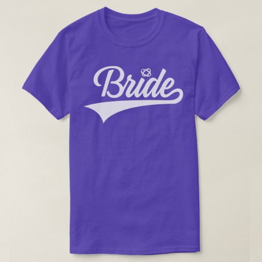 BRUID Bachelorette-feest HUWELIJK BACHELOR 1 T-shirt (Design voorkant)