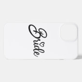 Bruid Bachelorette-feestje Bruiloft Bijpassend iPhone Hoesje (Achterkant horizontaal)