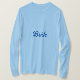 Bruid Basic T-shirt met lange mouwen