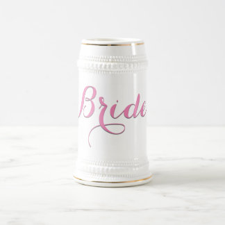 Bruid Beer Stein, vrijgezellencadeau voor bruid Bierpul