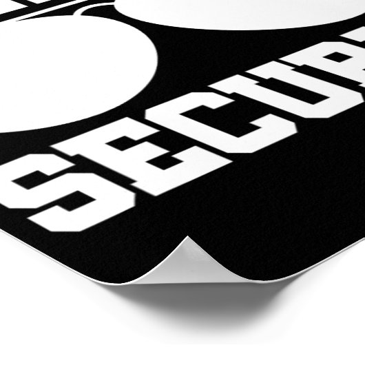 Bruid Beveiliging Ring Drager Wedding Party Kinder Poster (Hoek)