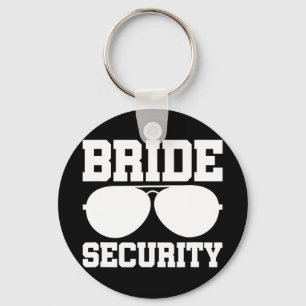 Bruid Beveiliging Ring Drager Wedding Party Kinder Sleutelhanger