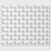 Bruid bling inpakpapier (Vlak)