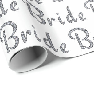 Bruid bling inpakpapier